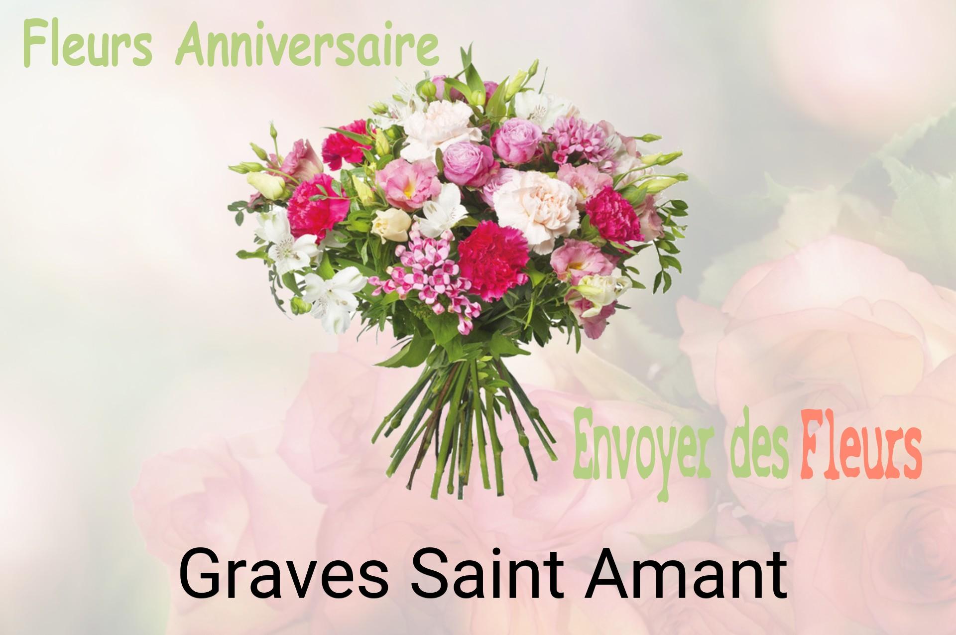 Bouquet de fleurs d’anniversaire livré à Graves-Saint-Amant